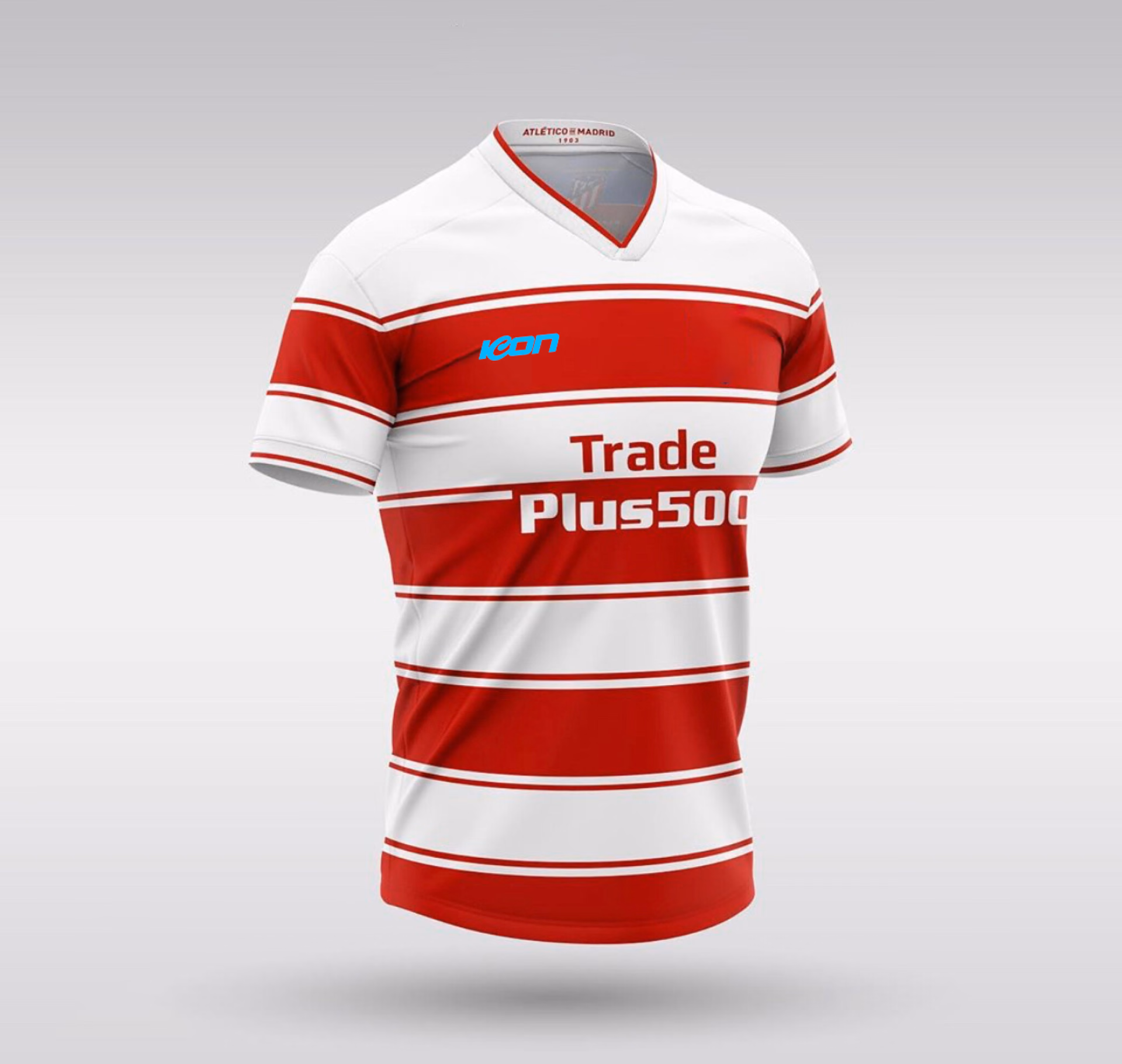 Red and white Icon Sports soccer teamwear